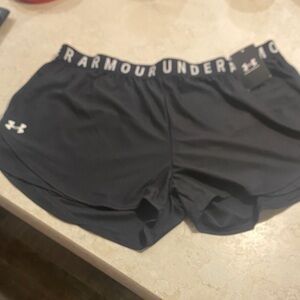 Under Armour Women's Dark Gray Athletic Shorts